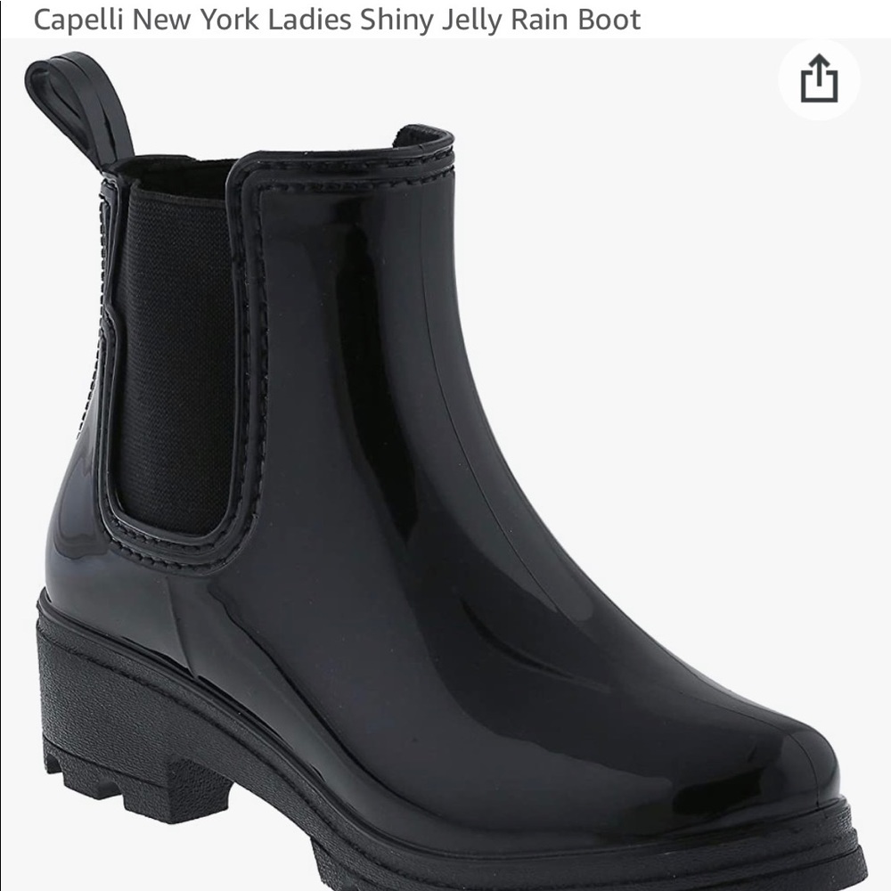 Capelli New York shiney jelly rain boots